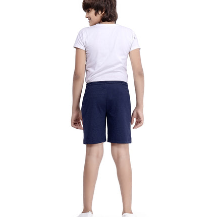 Active sport 82 Print Navy Colors cotton Shorts for boys - Boys Shorts - Parrot Crow