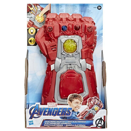 Marvel Avengers Red Infinity Gauntlet Electronic Fist Roleplay Toy Figure 9.5-Inch Scale Action Figure For Kids Ages 4 and Up - Hasbro