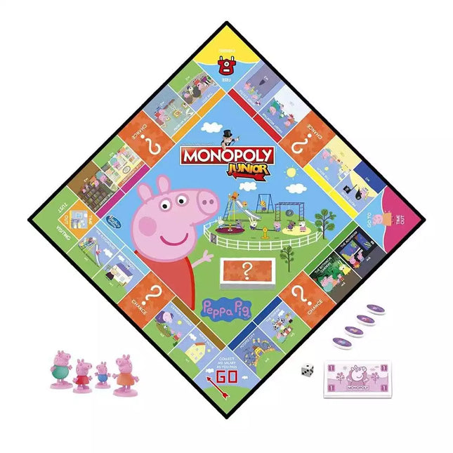 Hasbro Monopoly-Monopoly Junior Peppa Pig,Board Games,5+ Years