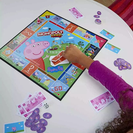 Hasbro Monopoly-Monopoly Junior Peppa Pig,Board Games,5+ Years