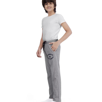 Authentic California Grey Cotton comfort Jogger Track Pants For Boys - KIDMAYA