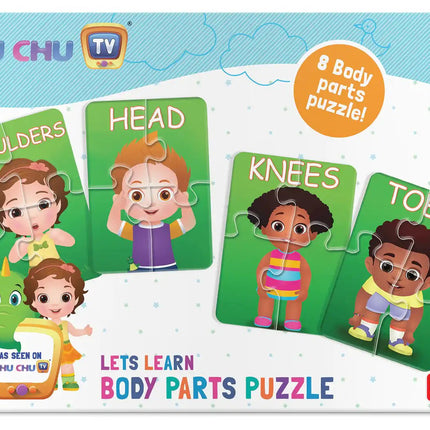 CHU CHU TV Funskool-Chu Chu Body Parts,Educational,4X8 Pieces,Puzzle,for 3 Year Old Kids & Above,Toy - KIDMAYA