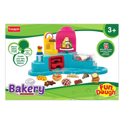 Fundough Bakery Play Set with Free Fundough Fun Forms,Multicolor - KIDMAYA