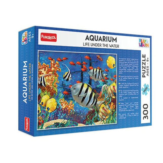 Funskool-Aquarium,Educational,300 Pieces,Puzzle,for 9 Year Old Kids and Above,Toy - KIDMAYA
