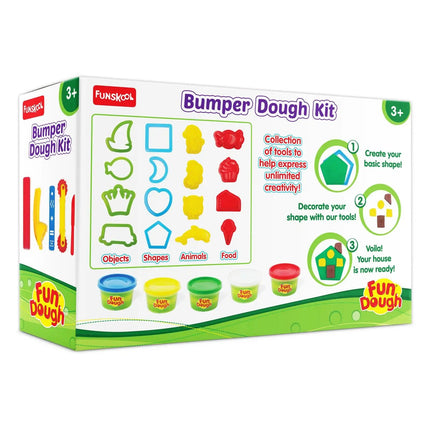 Funskool Bumper Dough Kit - Fun Dough - KIDMAYA