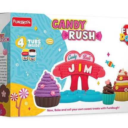 Funskool - Candy Rush Mould and Clay Kit for Kids - Fun Dough - KIDMAYA