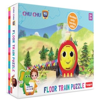 Funskool-Chu Chu Alphabet Floor Train,Educational,26 Pieces,Puzzle,for 3 Year Old Kids and Above,Toy - KIDMAYA