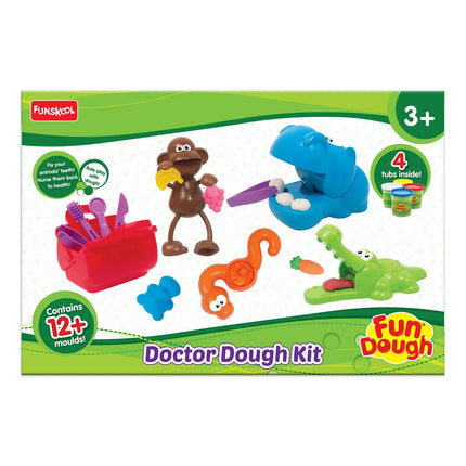 Funskool - Doctor Dough Kit, Mould and Clay Kit for Kids - Fun Dough - KIDMAYA