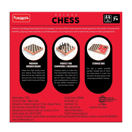 Funskool Games - Deluxe chess - KIDMAYA