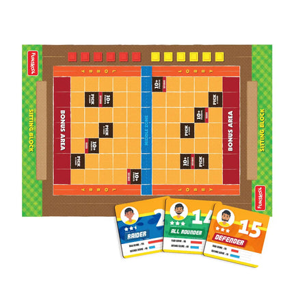 Funskool Games Kabaddi | The Traditional tag Games of India | Classic Strategy Board Game - KIDMAYA