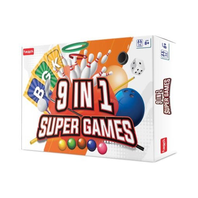 Funskool Games - SUPER GAMES - 9 IN 1 - KIDMAYA