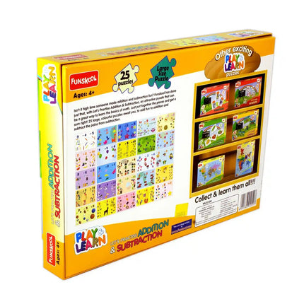 Funskool Lets Practise Addition And Subtraction Puzzle - KIDMAYA