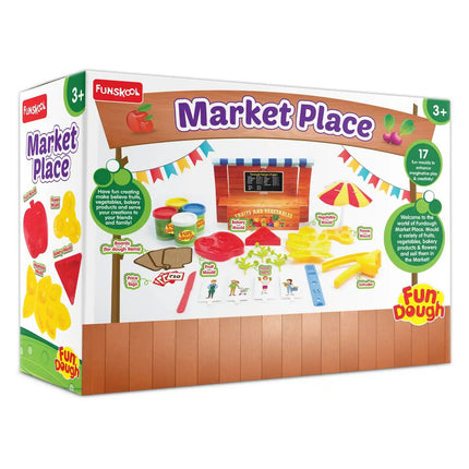 Funskool - Market Place Mould and Clay Kit for Kids - Fun Dough - KIDMAYA