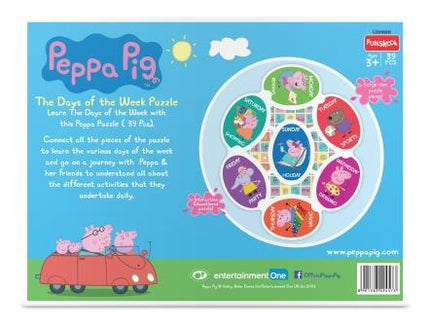 Funskool-Peppa Pig The Days of The Week,Educational,39 Pieces,Puzzle,for 3 Year Old Kids and Above,Toy - KIDMAYA