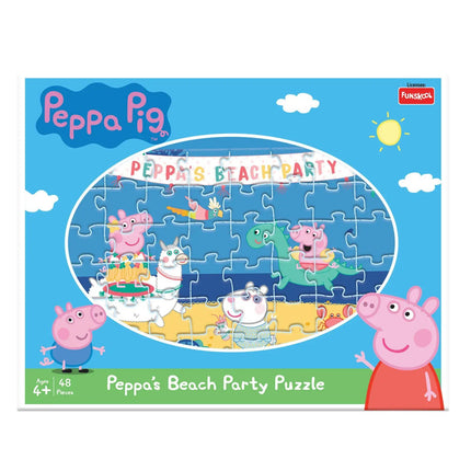Funskool-Peppas Beach Party,Educational,48 Pieces,Puzzle,for 4 Year Old Kids and Above,Toy, Multicolor - KIDMAYA