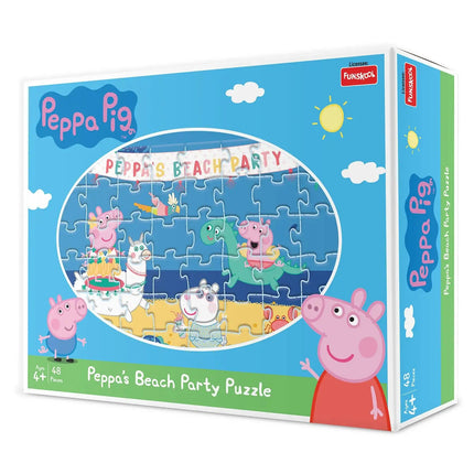 Funskool-Peppas Beach Party,Educational,48 Pieces,Puzzle,for 4 Year Old Kids and Above,Toy, Multicolor - KIDMAYA