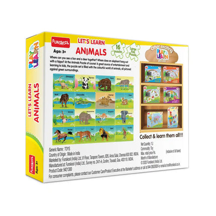 Funskool - Play & Learn-Animals,Educational - KIDMAYA