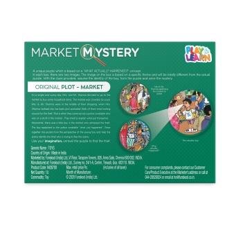Funskool Play & Learn-Market Mystery,Educational,104 Pieces,Puzzle,for 6 Year Old Kids and Above,Toy - KIDMAYA