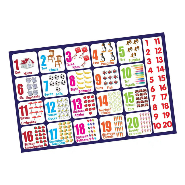 Funskool Play & Learn-Numbers,Educational,60 pieces,Puzzle - KIDMAYA