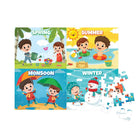 Funskool Play & Learn-Seasons,Educational,120 Pieces,Puzzle,for 4 Year Old Kids and Above,Toy - KIDMAYA