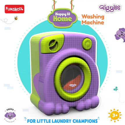 Funskool - Playset Happy Lil Home-Washing Machine Toy for your kids - Giggles - KIDMAYA