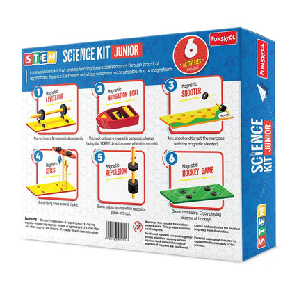 Funskool-Science Kit Junior,Educational,DIY Activity ,STEM,for 9 Year Old Kids and Above,Toy - KIDMAYA
