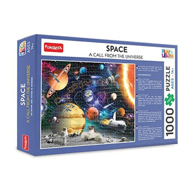 Funskool-Space,Educational,1000 Pieces,Puzzle,for 3 Year Old Kids and Above,Toy - KIDMAYA