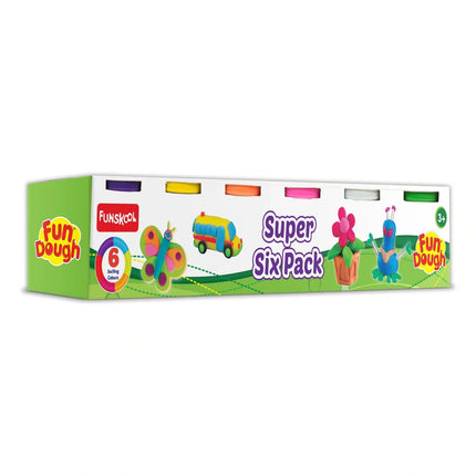 Funskool Super Six Pack - Fun Dough - KIDMAYA