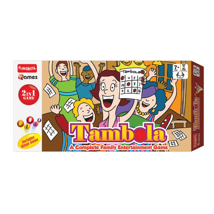 Funskool Tambola 2 In 1 Game - Multicolour - KIDMAYA