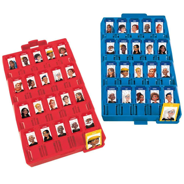 Guess Who? Grab and Go Game, Original Guessing Game for Ages 6 and up, 2 Player Travel Game - KIDMAYA