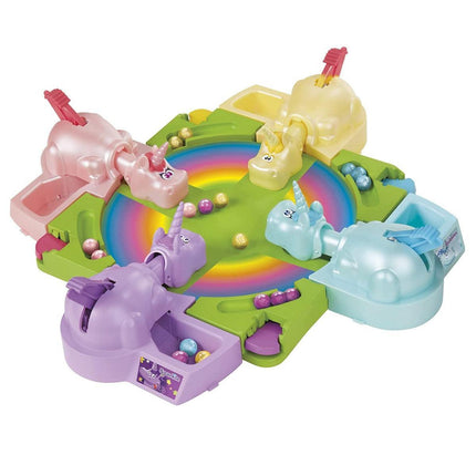 Hasbro Gaming Hungry Hungry Hippos Unicorn Edition Board Game; Pre-School Game for Kids Ages 4 and Up; for 2 to 4 Players - KIDMAYA