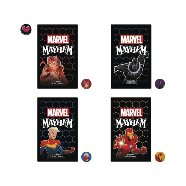 Hasbro Gaming Marvel Mayhem Card Game, Featuring Marvel Super Heroes, Fun Game for Marvel Fans Ages 8+, Fast-Paced, Easy-to-Learn Game for 2-4 Players - KIDMAYA