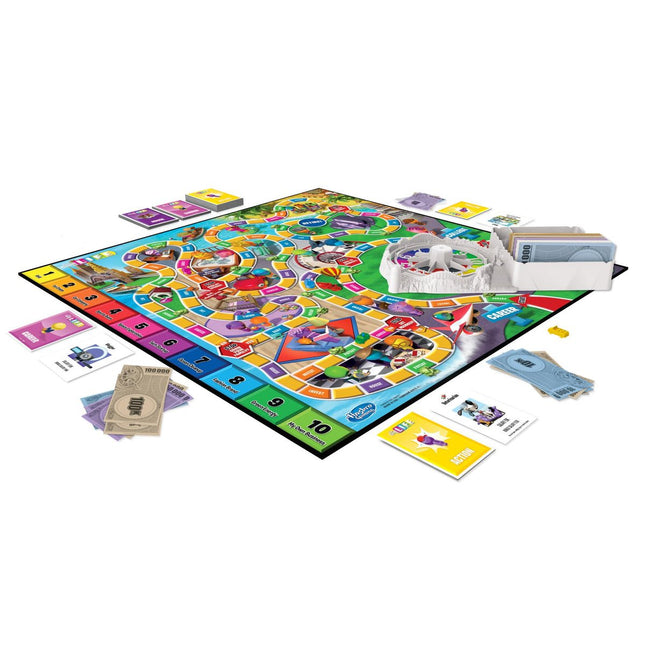 Hasbro Gaming - The Game of Life Board Game, Fun Board Game for Families and Kids, Classic Board Game for Boys & Girls Ages 8 and Up, Game for 2-8 Players - KIDMAYA