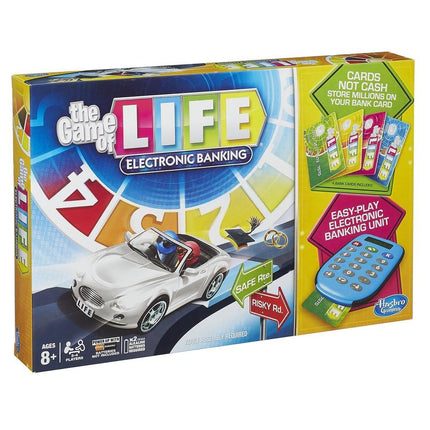 Hasbro Gaming The Game Of Life Electronic Board Game, Electronic Banking Unit And Bank Cards, Spin To Win; Game For Kids Ages 8 And Up, Multi Color - KIDMAYA