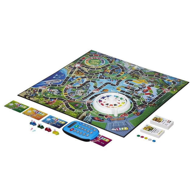 Hasbro Gaming The Game Of Life Electronic Board Game, Electronic Banking Unit And Bank Cards, Spin To Win; Game For Kids Ages 8 And Up, Multi Color - KIDMAYA