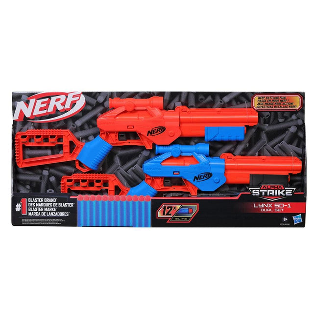 Nerf Alpha Strike Lynx SD-1 Dual Set Blaster For Kids, Teens, Adults - KIDMAYA