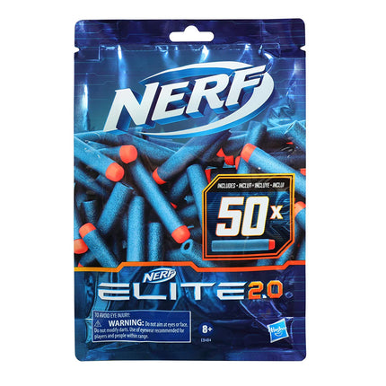 Nerf Elite 2.0 50-Dart Refill Pack, 50 Official Nerf Elite 2.0 Foam Darts,Compatible With All Nerf Blasters That Use Elite Darts - KIDMAYA