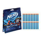Nerf Official 20 Dart Elite Refill Pack for Nerf N-Strike Elite, Nerf Foam Darts For Nerf Elite 2.0 Blasters,Compatible With All Nerf Elite Blaster - Hasbro - KIDMAYA