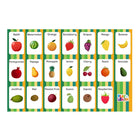 Playlearn Funskool Play & Learn-Fruits,Educational,21 Pieces,Flash Cards,for 3 Year Old Kids and Above,Toy, Multicolor - KIDMAYA