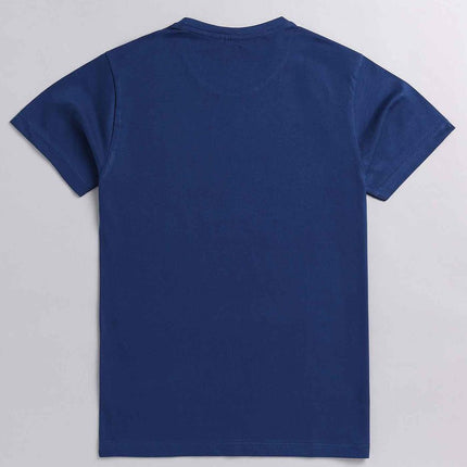 Sports Theme Cotton T-Shirts For Boys - Parrot crow - KIDMAYA
