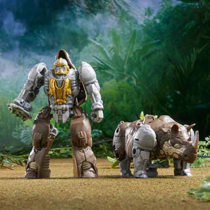 Transformers: Rise of the Beasts Movie, Beast Alliance, Battle Changers Rhinox Action Figure - 6 and Up, 4.5 inch