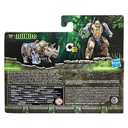 Transformers: Rise of the Beasts Movie, Beast Alliance, Battle Changers Rhinox Action Figure - 6 and Up, 4.5 inch