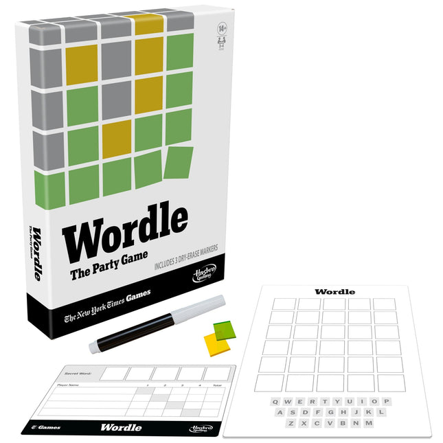 Wordle The Party Game for 2-4 Players, Ages 14 and Up, Inspired by Wordle Game - KIDMAYA